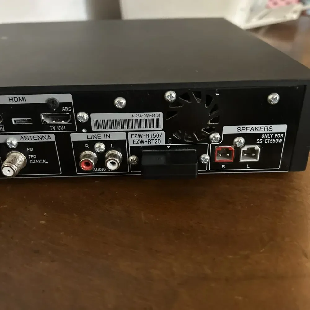 Sony Home Theater System HT-CT550W W/ Wireless Transceiver Card EZW-RT50 Tested!